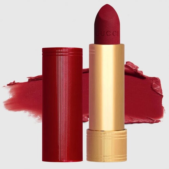 Gucci Beauty 3 Piece Rosso Ancora Lipstick Gift Set $147 - Picture 8 of 10